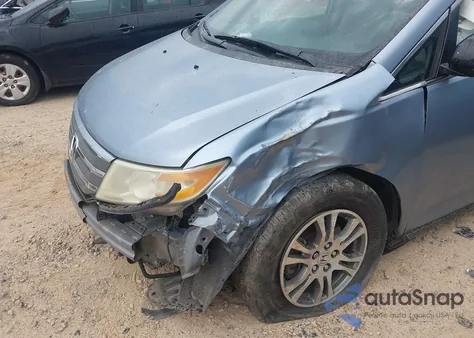 2012 Honda Odyssey Ex из США, поврежденный, VIN 5FNRL5H46CB093437